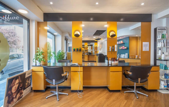 Salon de coiffure mixte